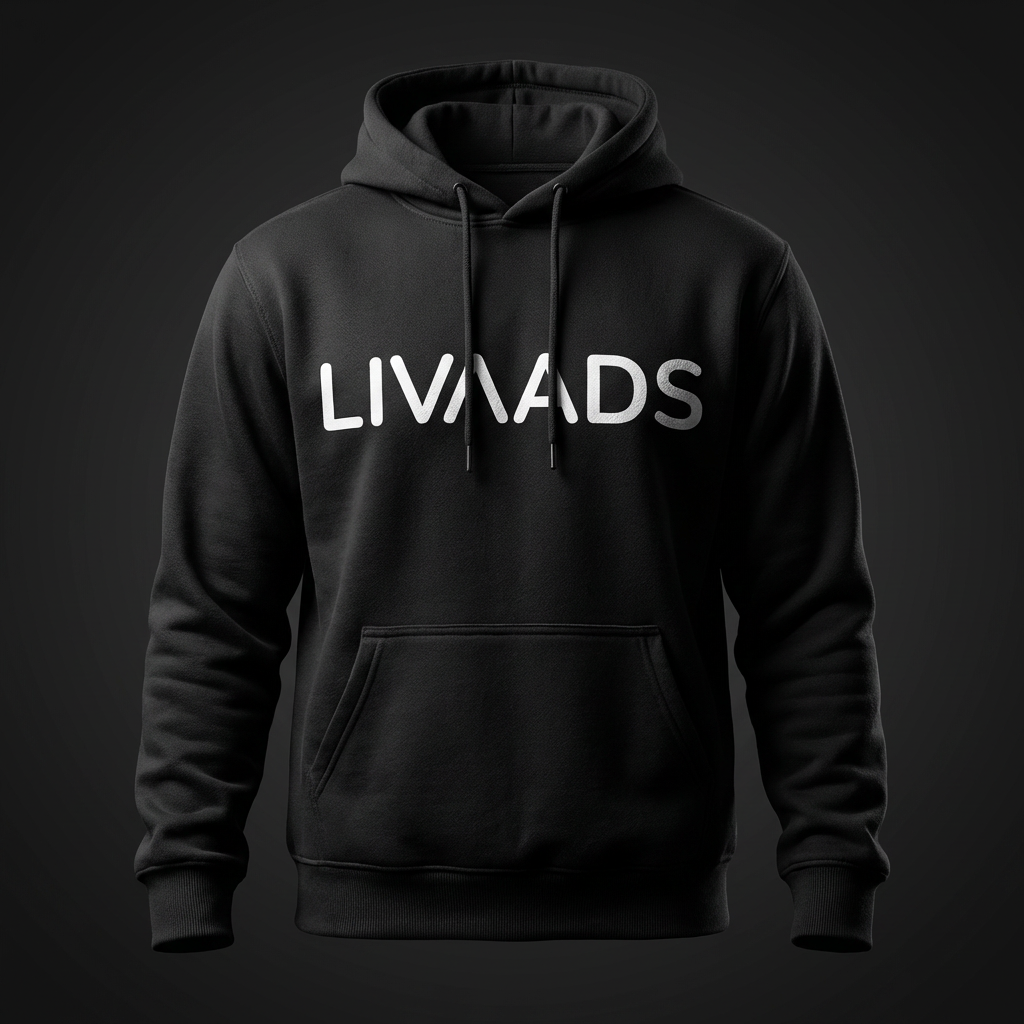Premium-Hoodie mit LIVAADS Branding