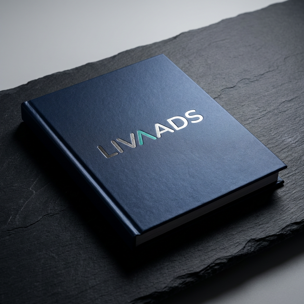 Präsentationsmappe mit LIVAADS Branding