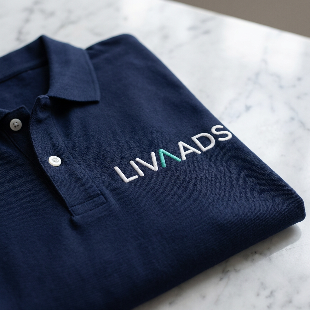 Polo-Shirt mit LIVAADS Branding