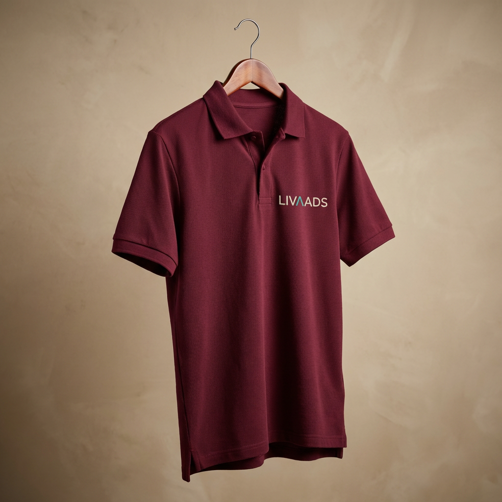 Premium-Polo mit LIVAADS Branding