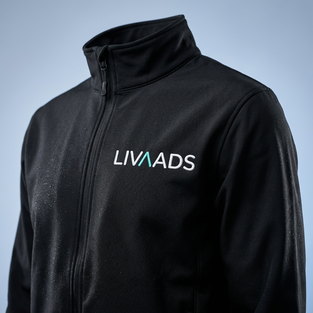 Softshell-Jacke mit LIVAADS Branding