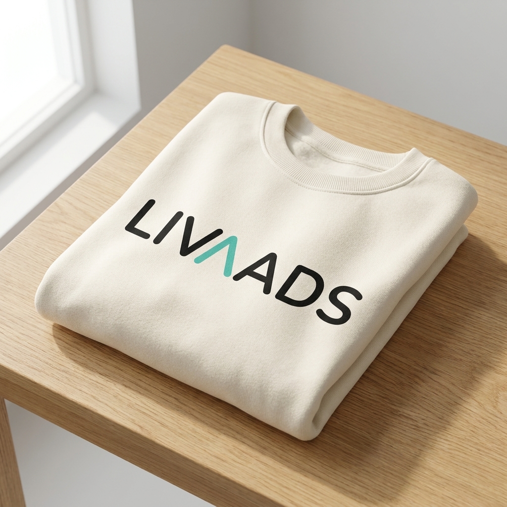 Sweatshirt mit LIVAADS Branding