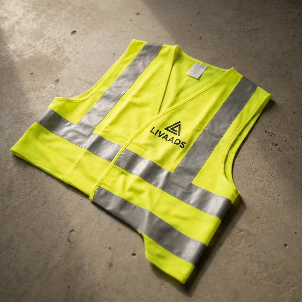 Helferweste mit LIVAADS Branding